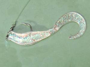 Rubber lure for perch